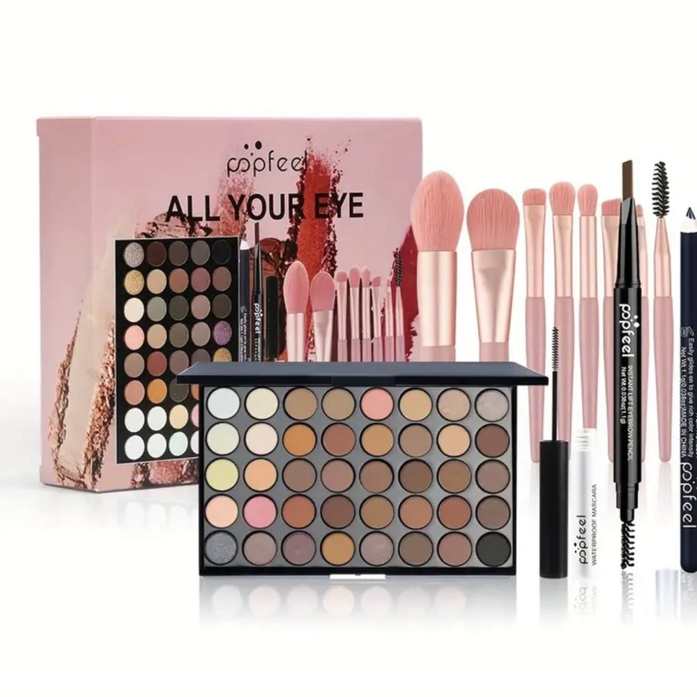 Pop Feel “All your Eye” eyeshadow palette + makeup set